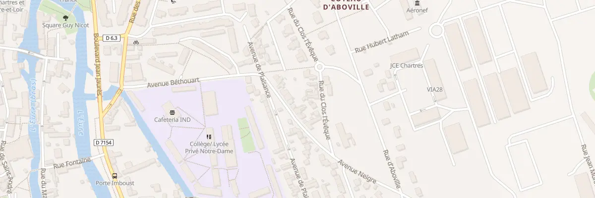 Plan du 11 Av Neigre à Chartres