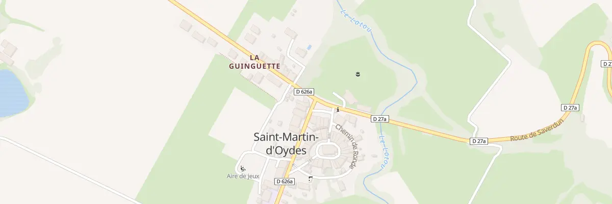 Plan du 2 Rte de Pamiers à Saint-Martin-d’Oydes