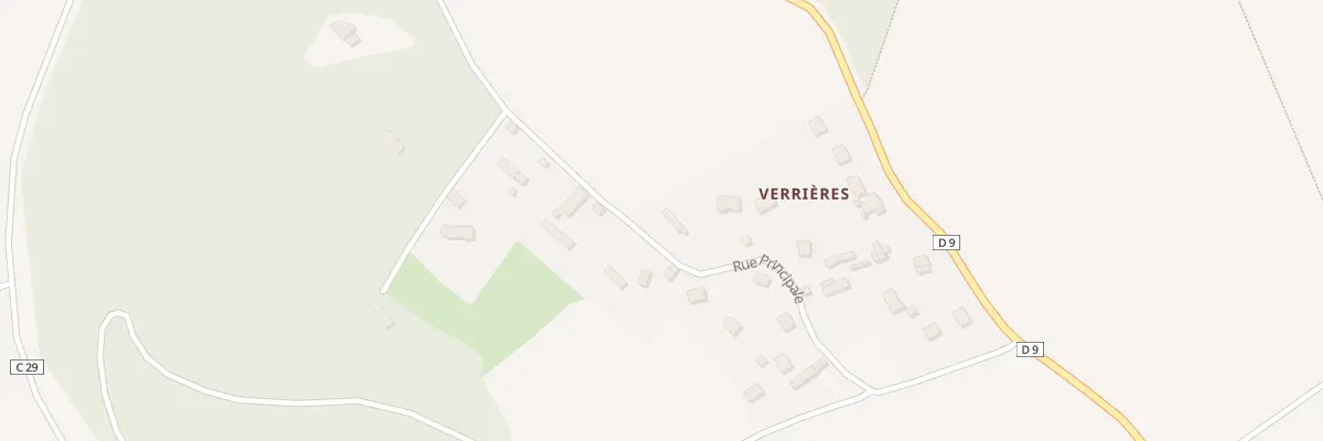 Plan du 2 Hameau des Verrieres à Harquency