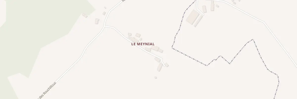 Plan du 5090 Le Meynial à Glanges
