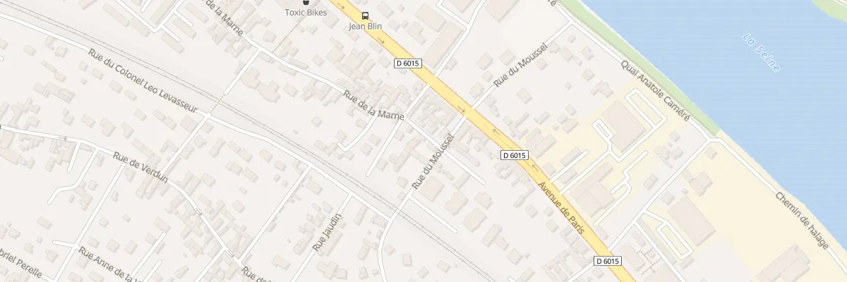 Plan du 3 Rue de la Marne à Vernon