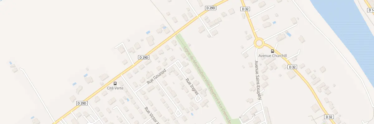 Plan du 14 Rue Ingres à Villemur-sur-Tarn