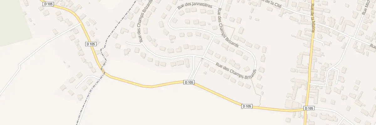 Plan du 47 Rue des Champs Brizards à Champhol