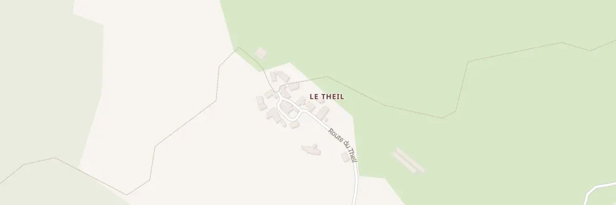 Plan du 5108 Le Theil à Estivaux