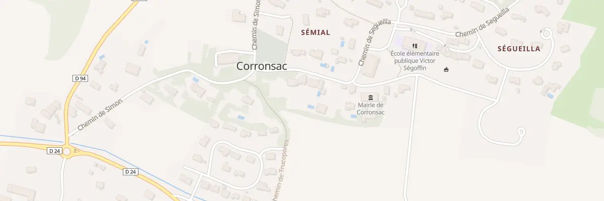 Plan du 9000 Che de Sémial à Corronsac