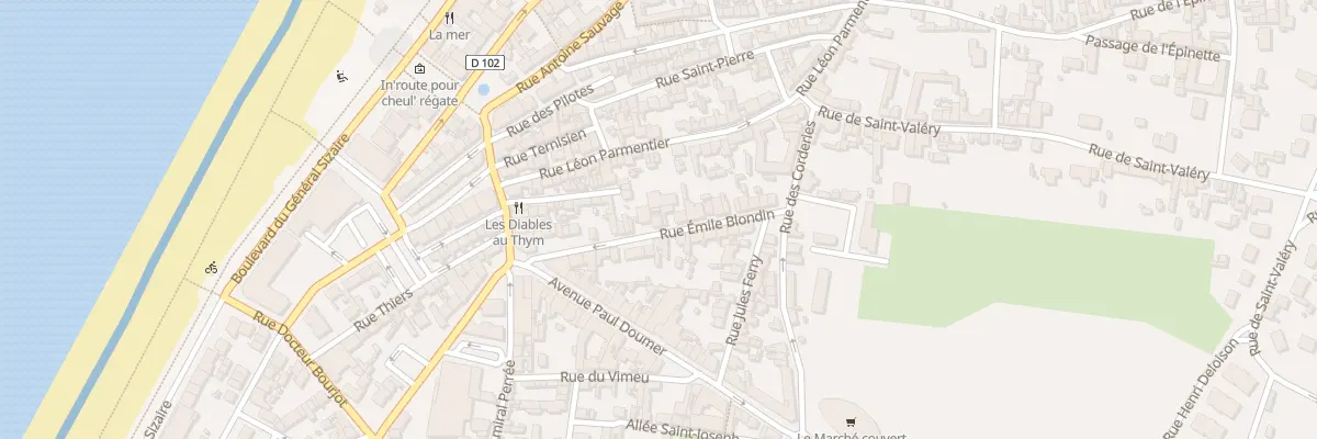 Plan du 27 Rue Emile Blondin à Cayeux-sur-Mer