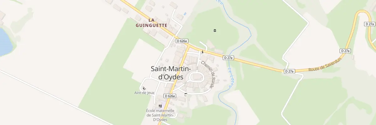 Plan du 7 Pl du Chateau à Saint-Martin-d’Oydes