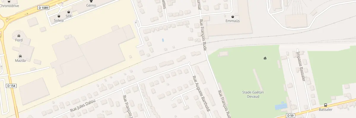 Plan du 2B Rue Jules Dalou à Brive-la-Gaillarde