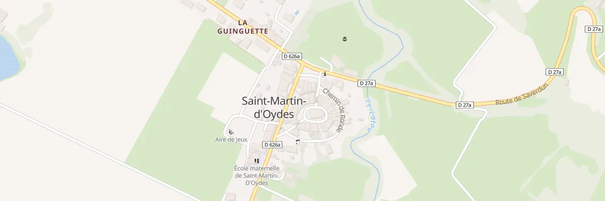 Plan du 3 Pl de l’Eglise à Saint-Martin-d’Oydes