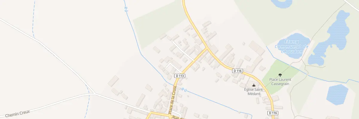 Plan du 3 Rle aux Morins à Chaudon
