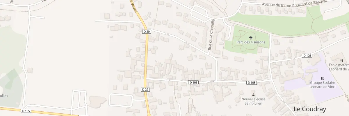 Plan du 32 Rue Marceau au Coudray