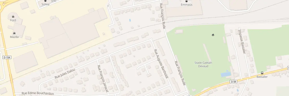 Plan du 3 Rue Jules Dalou à Brive-la-Gaillarde
