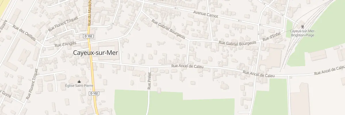 Plan du 15 Rue Ancel de Caïeu à Cayeux-sur-Mer