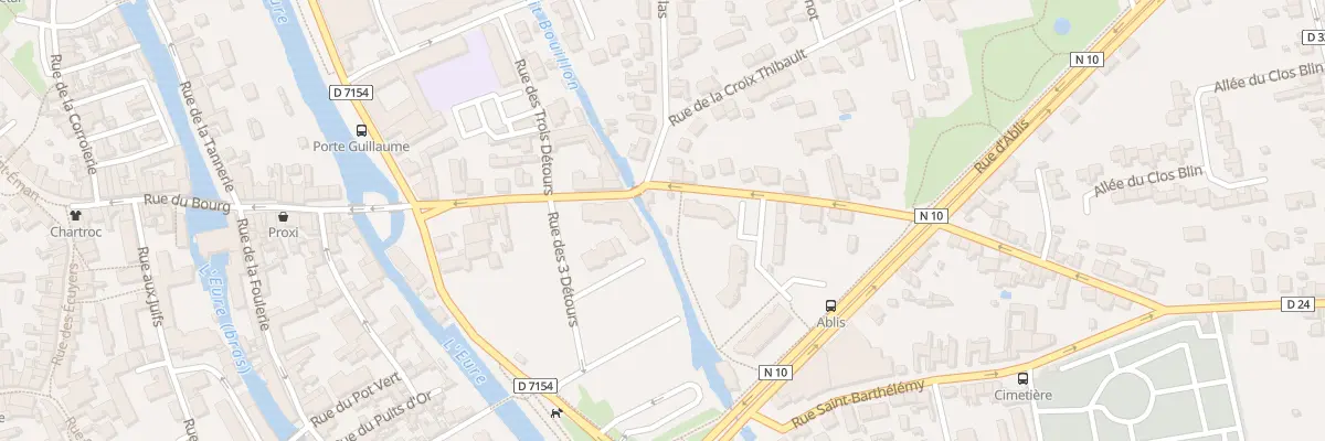 Plan du 26 Rue du Faubourg Guillaume à Chartres