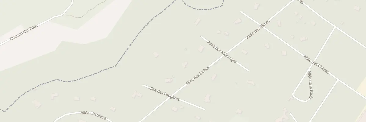 Plan du 67 All des Biches à Chaudon
