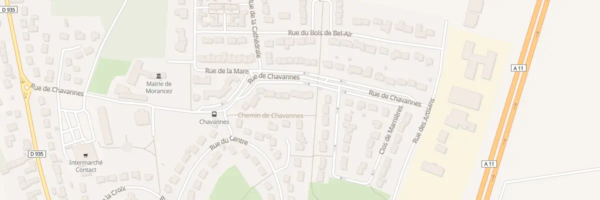 Plan du 30 Rue de Chavannes à Morancez