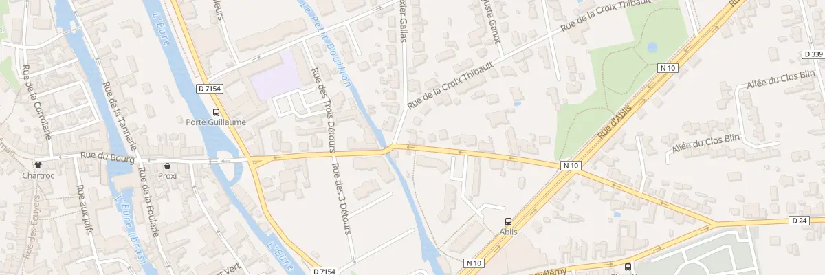 Plan du 19 Rue du Faubourg Guillaume à Chartres
