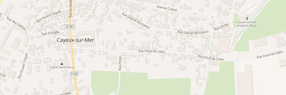 Plan du 19 Rue Ancel de Caïeu à Cayeux-sur-Mer