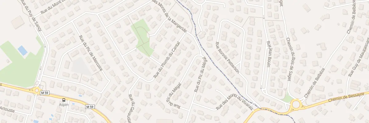 Plan du 34 Rue du Pic de Megal à L’Union