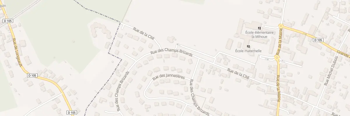 Plan du 25 Rue de la Cité à Champhol