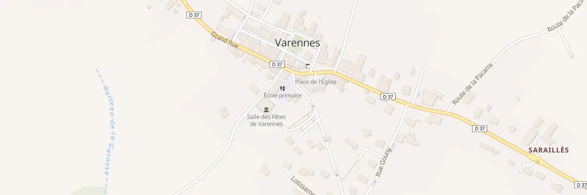 Plan du 28 Rue du Lavoir à Varennes