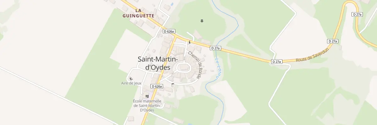 Plan du 32 Pl de l’Eglise à Saint-Martin-d’Oydes