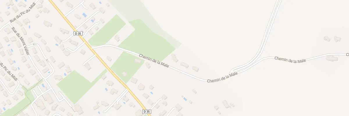 Plan du 11 Che de la Male à Auterive