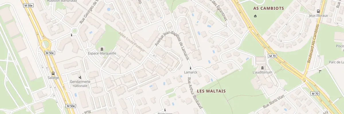 Plan du 32 Av Jean-Baptiste de Lamarck à Balma