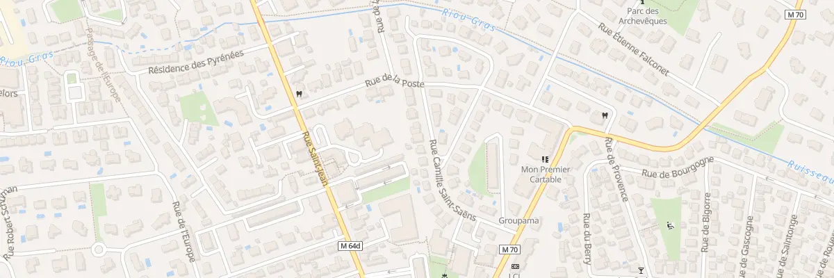 Plan du 21 Rue Camille St Saens à Balma