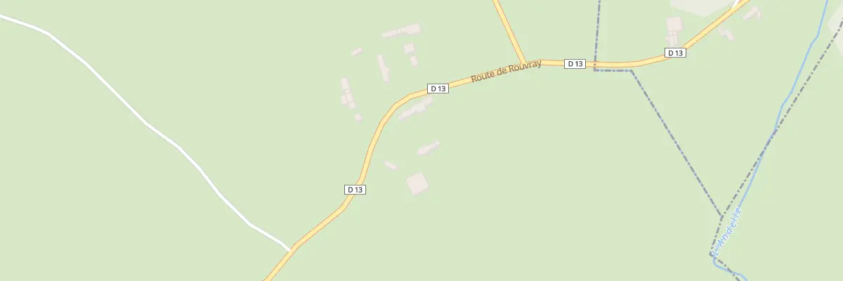 Plan du 161 Rte du Rouvray à Mauquenchy