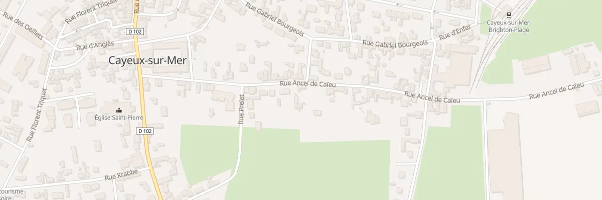 Plan du 20 Rue Ancel de Caïeu à Cayeux-sur-Mer