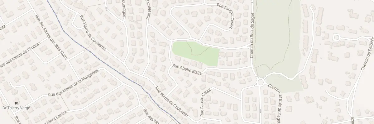 Plan du 16 Rue Abebe Bikila à Saint-Jean