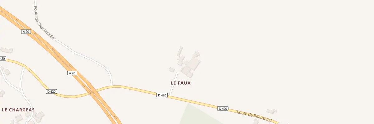Plan du 1022 Rte de Beausoleil à Saint-Germain-les-Belles