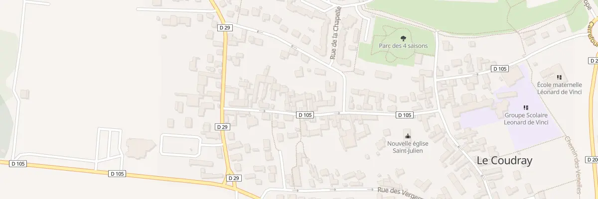 Plan du 24 Rue Marceau au Coudray