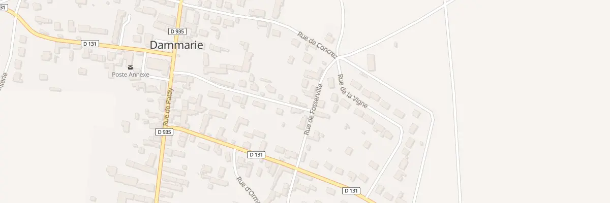 Plan du 6 Rue de Fosserville à Dammarie