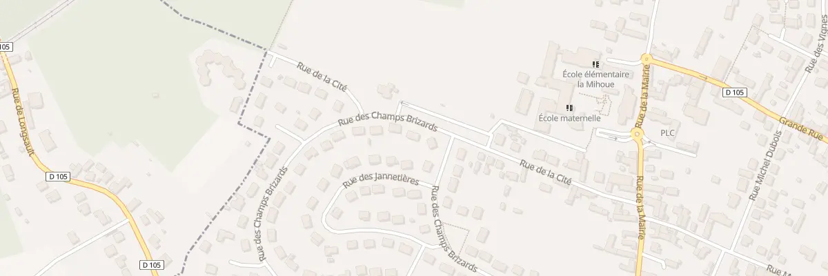 Plan du 23 Rue de la Cité à Champhol