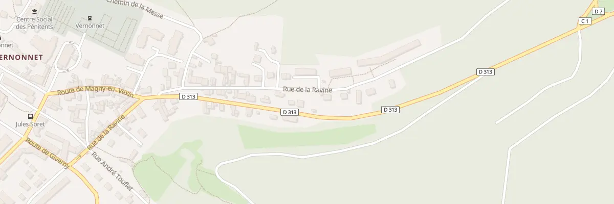 Plan du 36 Rue de la Ravine à Vernon