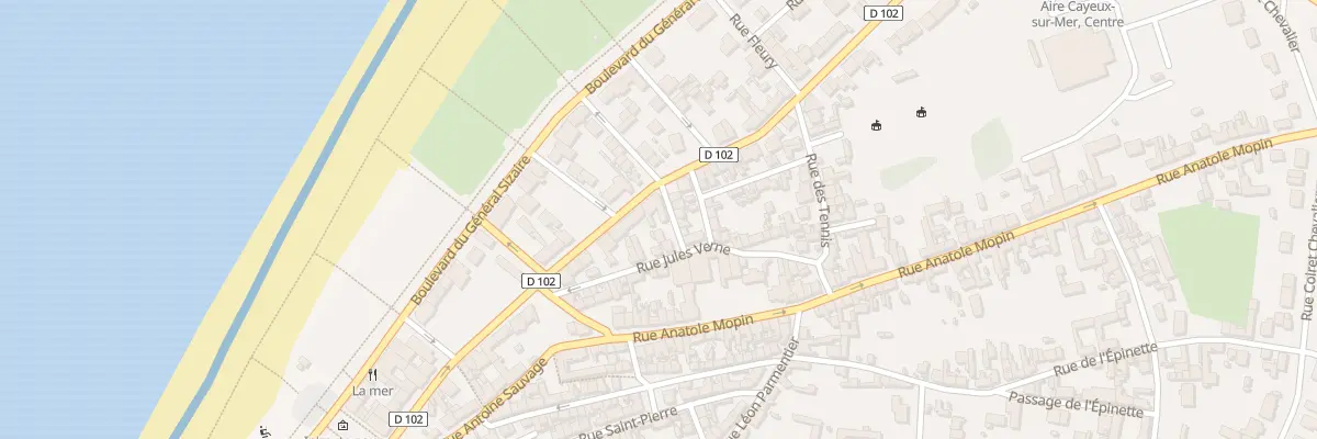 Plan du 28 Rue du Général Leclerc à Cayeux-sur-Mer