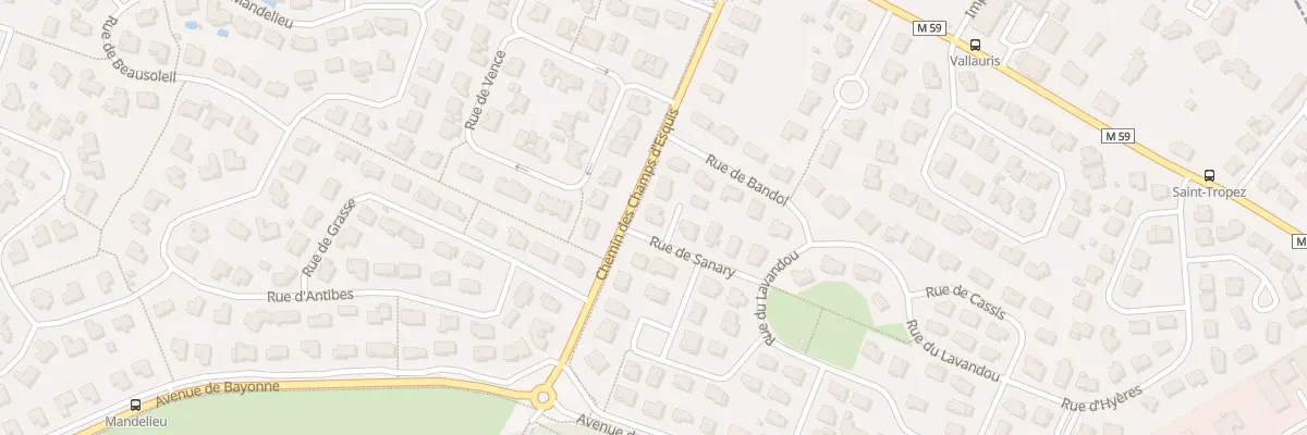 Plan du 1 Rue de Sanary à L’Union
