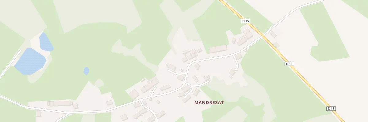 Plan du 8 Mandrezat à Azerables