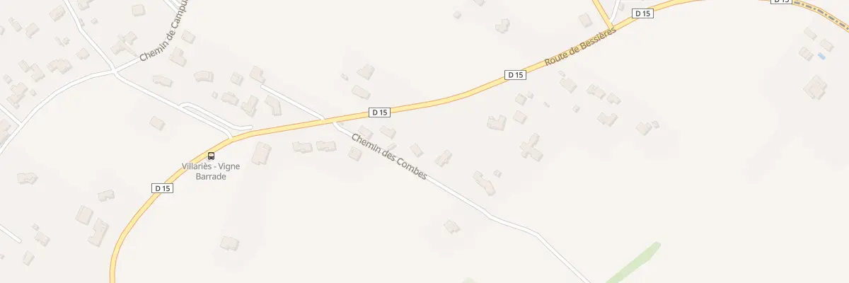 Plan du 111 Che des Combes à Villariès