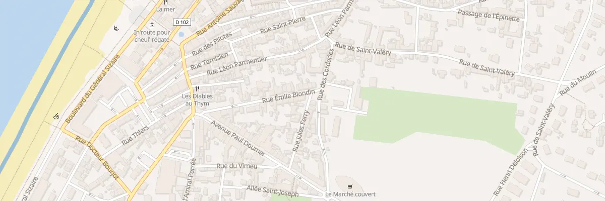 Plan du 30 Rue Emile Blondin à Cayeux-sur-Mer