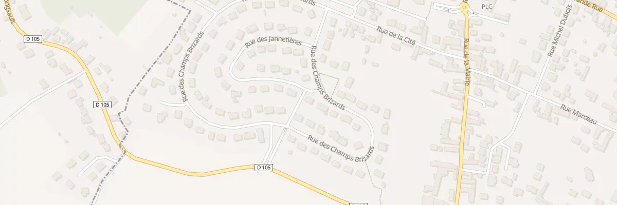 Plan du 12 Rue des Champs Brizards à Champhol