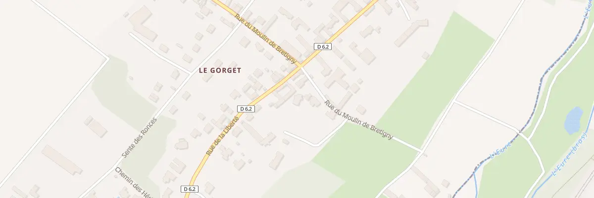 Plan du 5T Rue du Moulin de Brétigny à Saint-Prest