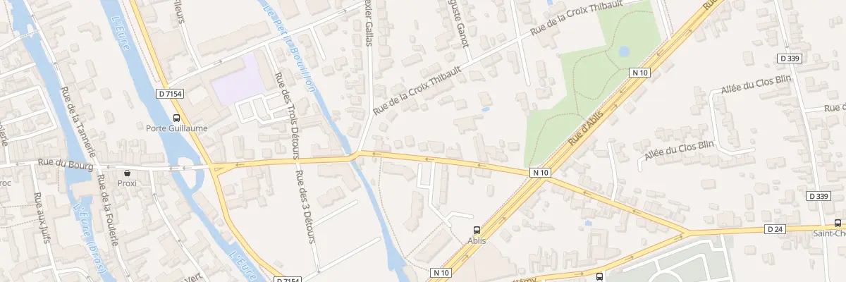 Plan du 27 Rue du Faubourg Guillaume à Chartres