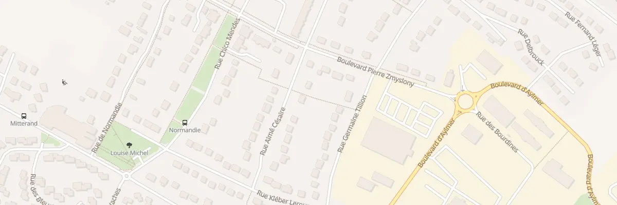 Plan du 19 Rue Aimé Cesaire à Vernon