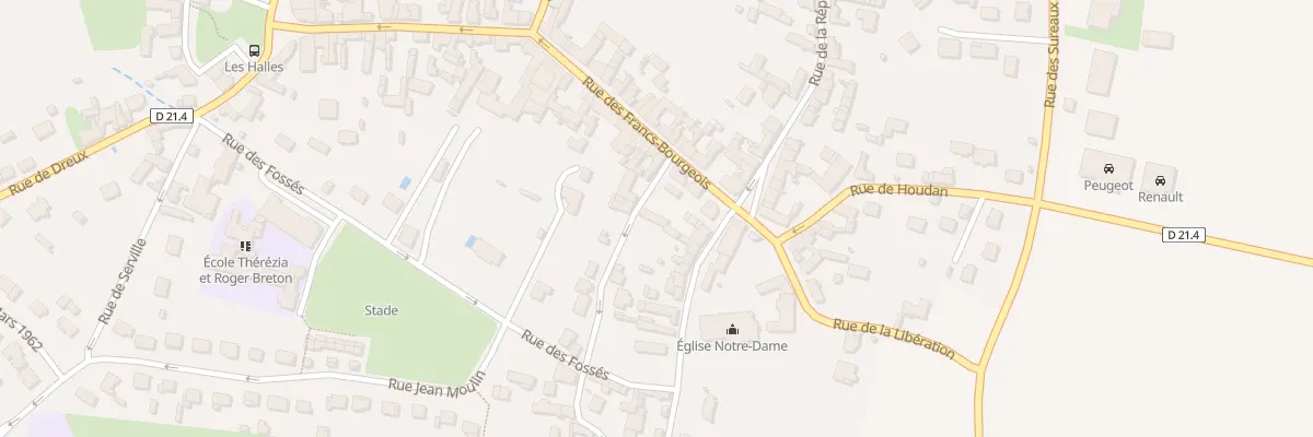 Plan du 3 Rue du Stade à Bû