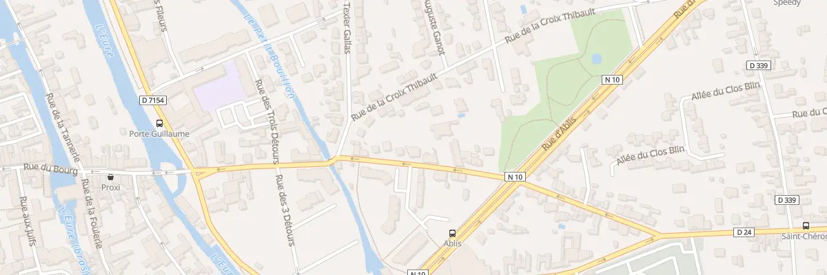 Plan du 29A Rue du Faubourg Guillaume à Chartres