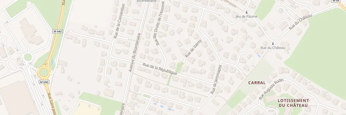 Plan du 4 Rue des Droits de l’Homme à Balma