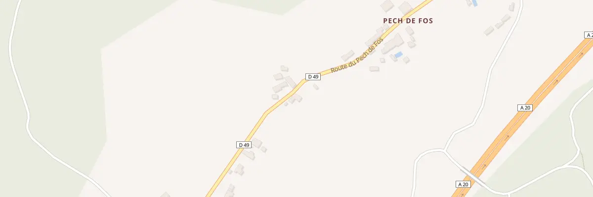 Plan du 5044 Pech de Fos Ouest à Cieurac